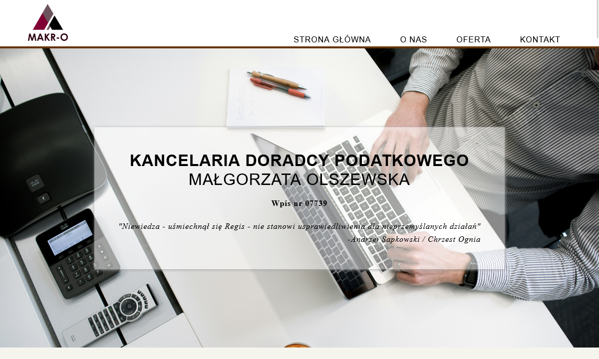 MAKR-O.PL Website Screenshot